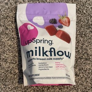 UpSpring Baby Milkflow Berry Chews - Purple and White
